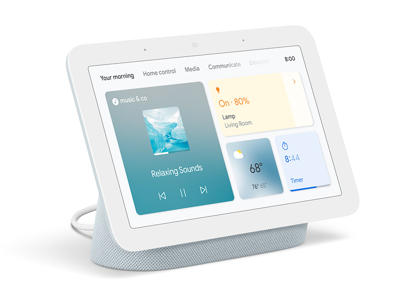 擁有7吋螢幕的智慧音箱 Google Nest Hub 2代11月開賣