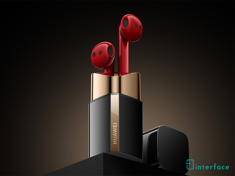 有著口紅造型設計的華為降噪耳機 FreeBuds Lipstick台灣有望引進