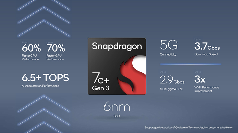 高通發表旗艦Snapdragon 8cx Gen 3與入門7c+ Gen 3 擴展常時連網筆電產品
