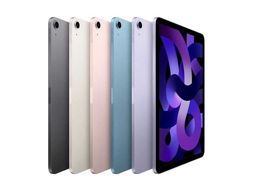 iPad Air 5代台灣上市先賣5G版本WiFi再等等- interface 科技介面智慧裝置
