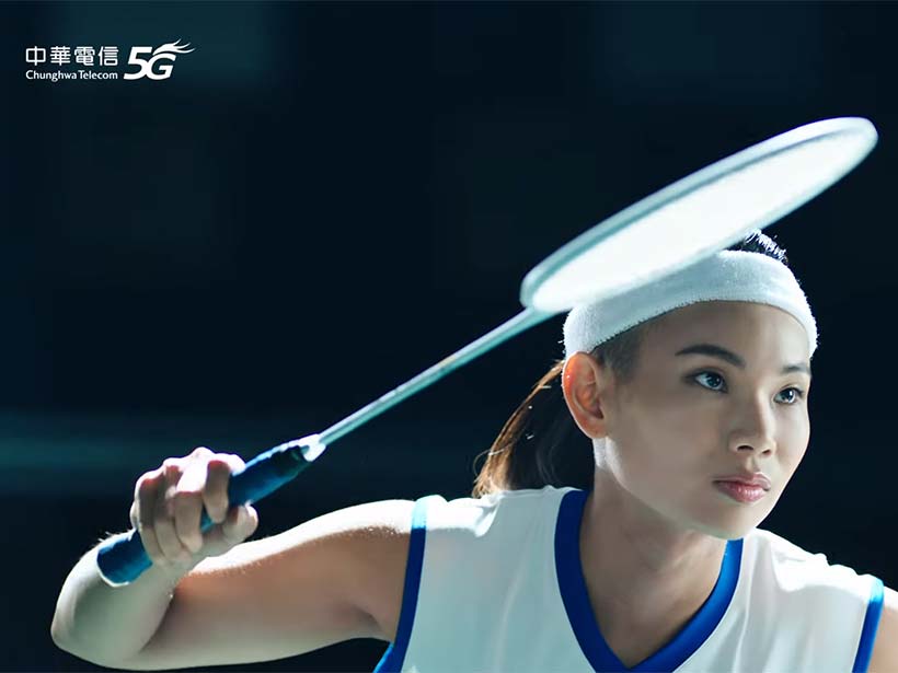 球后戴資穎代言中華電信5G 全新形象廣告影片上線