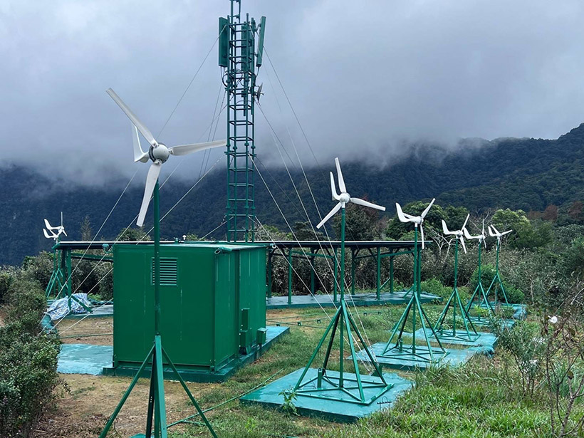 遠傳主導建置花蓮同禮部落4G基地台 首創結合風力和太陽能發電