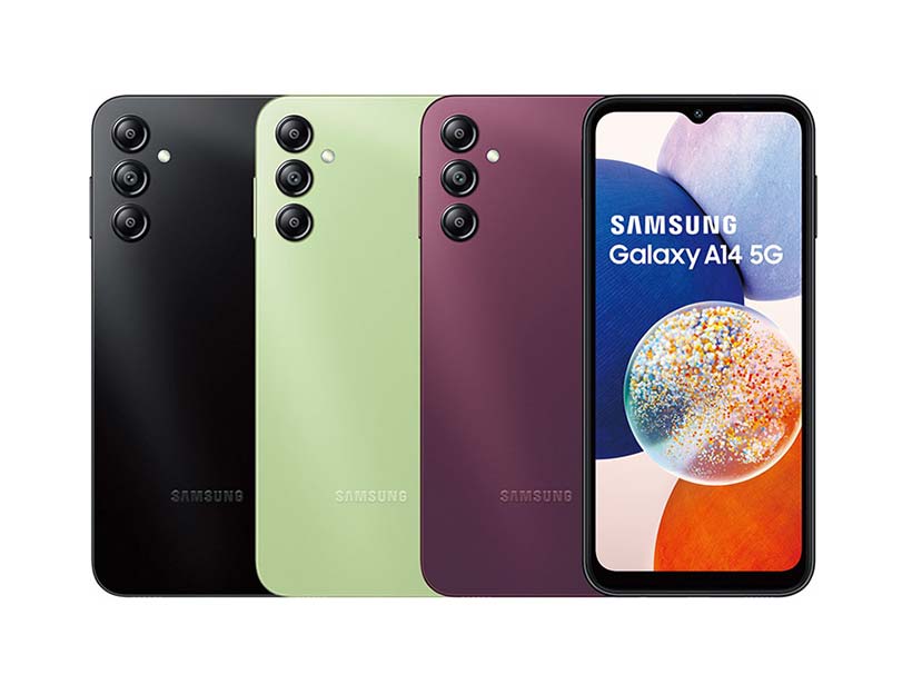 6.6吋FHD+大螢幕！三星Galaxy A14 5G手機台灣1月下旬開賣