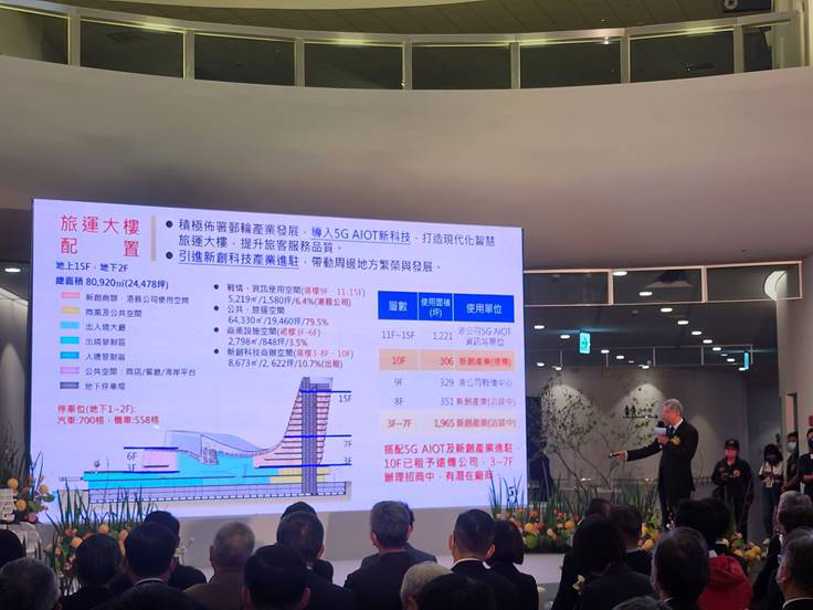 高雄港旅運中心啟用 遠傳以5G智慧旅運助攻